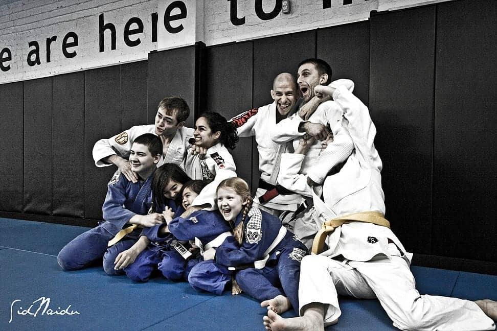 Group photo of Kids BJJ class