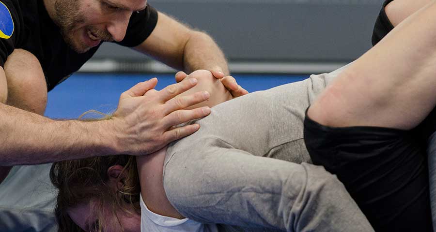 No Gi BJJ private lesson ezekial choke